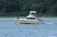 Charter fishing boat