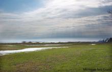 Low water levels - Saginaw Bay